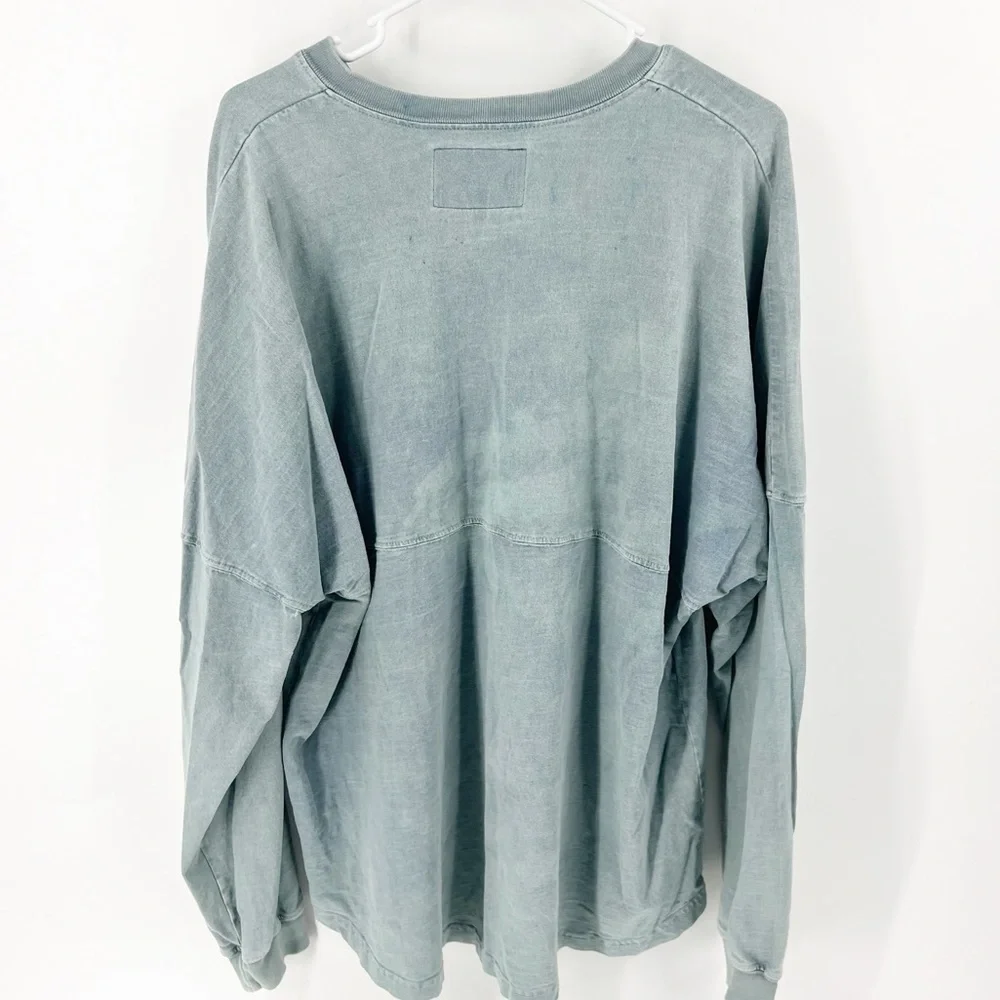 ✅ SPIRIT JERSEY GREEN TYE DYE LONG SLEEVE NO BRANDING SIZE X-LARGE‎